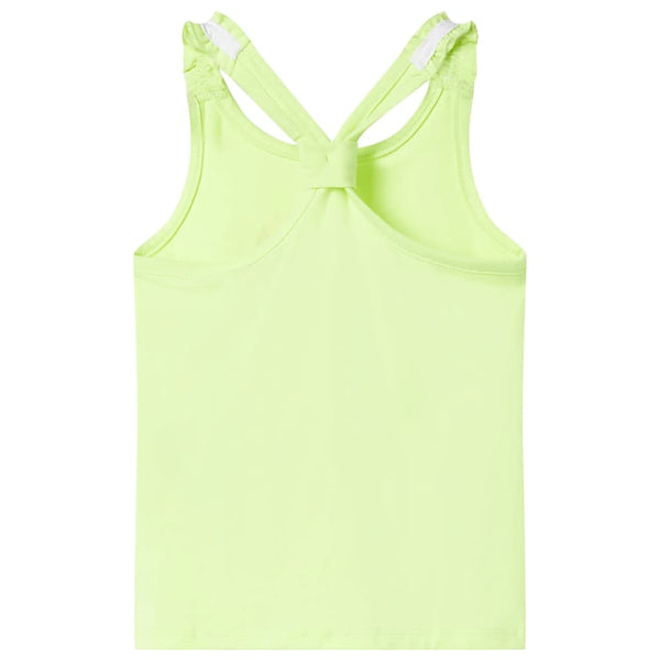 Neon Gelbes Tanktop für Kinder - Größe 140
