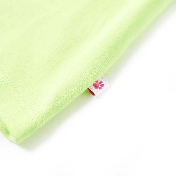 Neon Gelbes Tanktop für Kinder - Größe 140