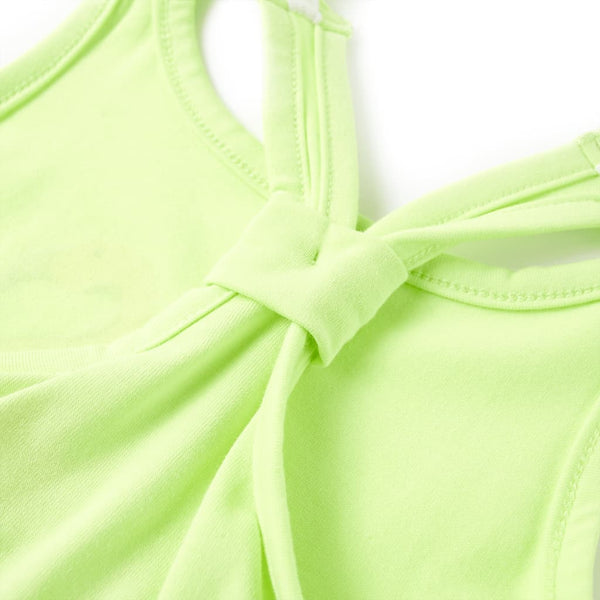 Neon Gelbes Tanktop für Kinder - Größe 140