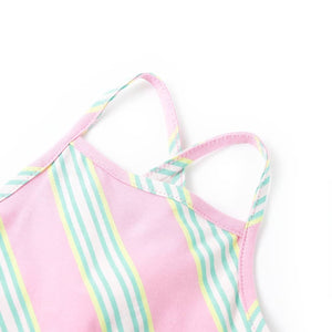 Kinderkleid mit Kordelzug Ärmellos Rosa 116