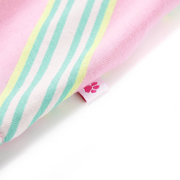Rosa Kinderkleid Ärmellos mit Kordelzug - Größe 116