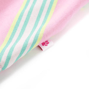Rosa Kinderkleid Ärmellos mit Kordelzug - Größe 128