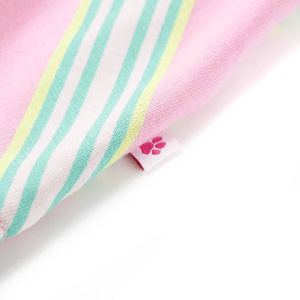 Rosa Kinderkleid Ärmellos mit Kordelzug - Größe 128