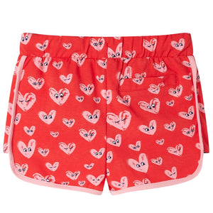 Rote Kindershorts mit Kordelzug - Größe 104