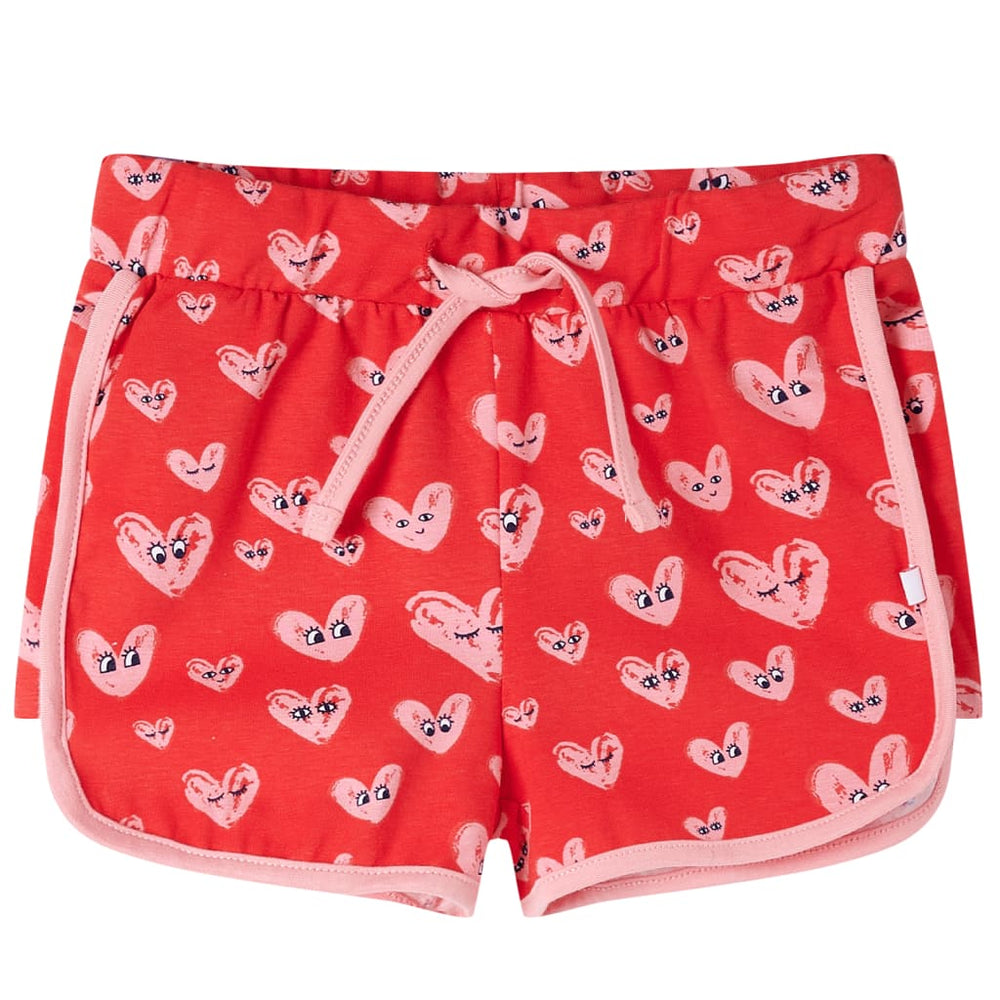 Rote Kindershorts mit Kordelzug - Größe 116