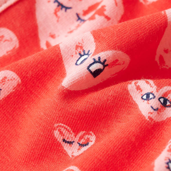 Rote Kindershorts mit Kordelzug - Größe 128