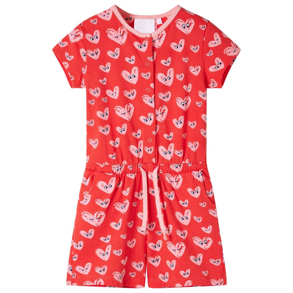 Kinder Spielanzug Rot Gr. 104