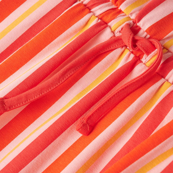Kinderkleid Rosa Rot Kordelzug Größe 104