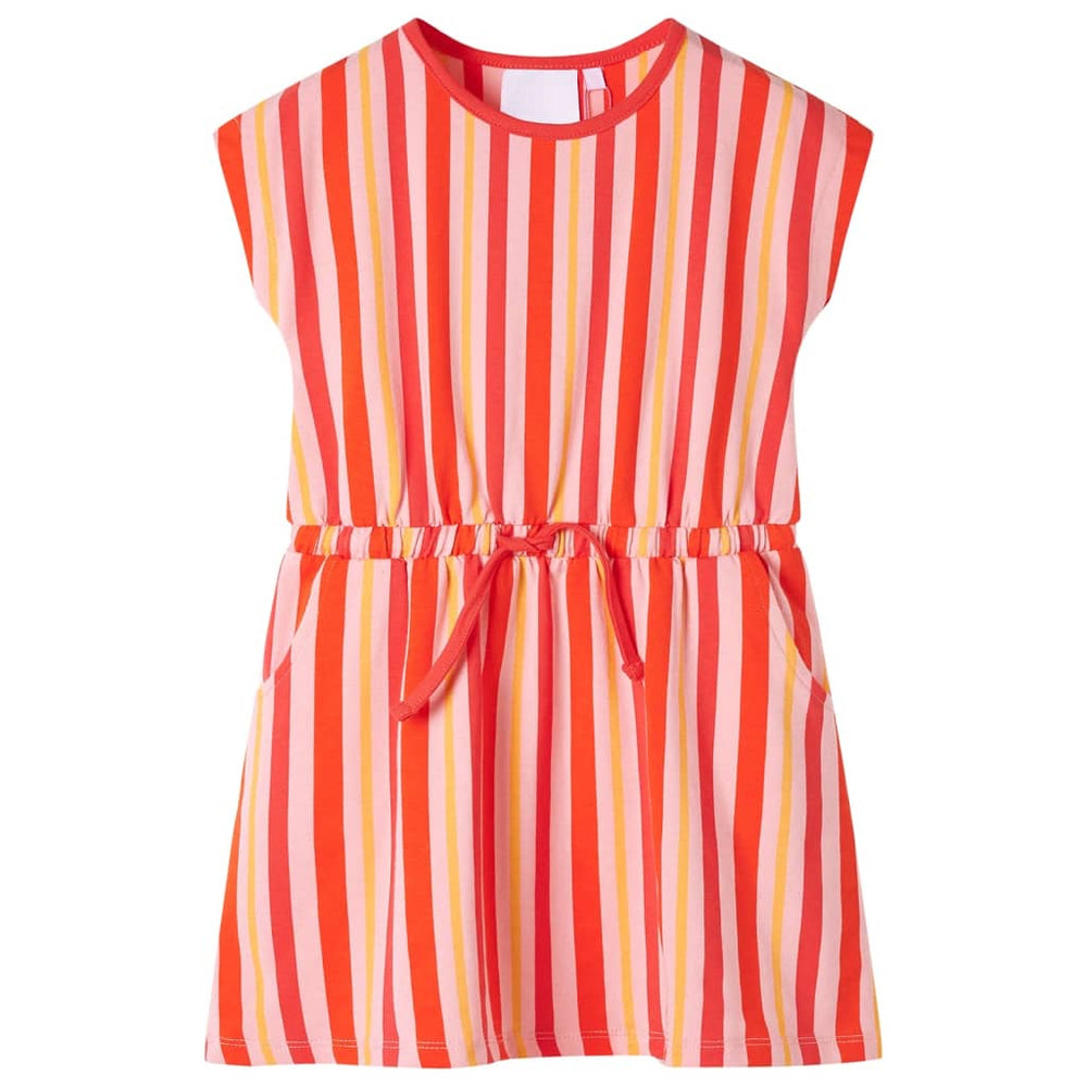Kinderkleid Rosa Rot Gr. 116