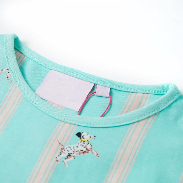 Kinderpyjama Kurzarm Ecru Größe 140