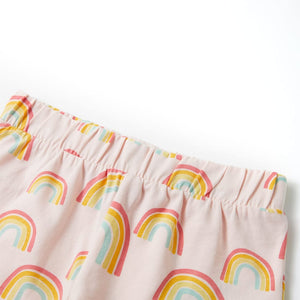 Kinderpyjama Kurzarm Rosa Größe 92
