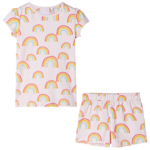 Pyjama court enfant rose clair 116