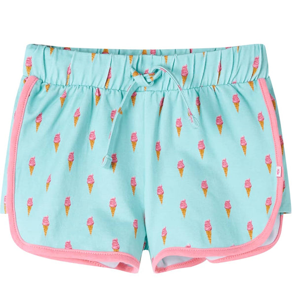Kindershorts Minzgrün Gr. 116 mit Kordelzug