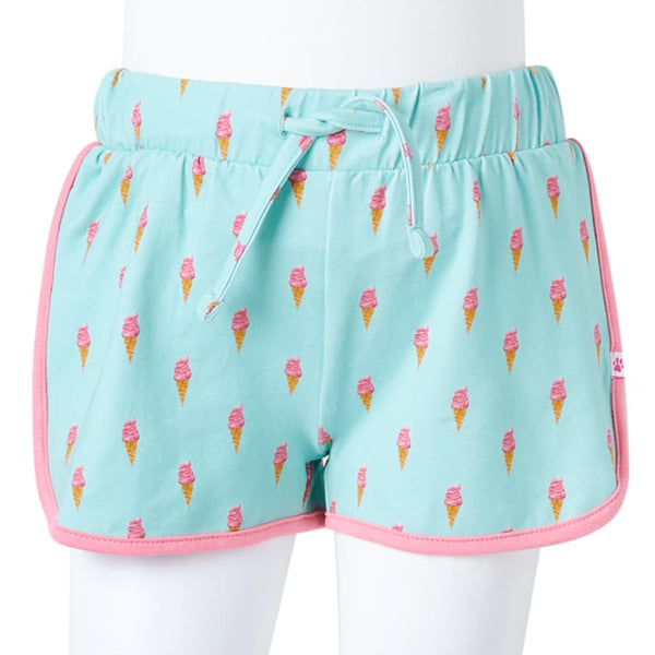 Kindershorts Hell Minzgrün Gr. 140