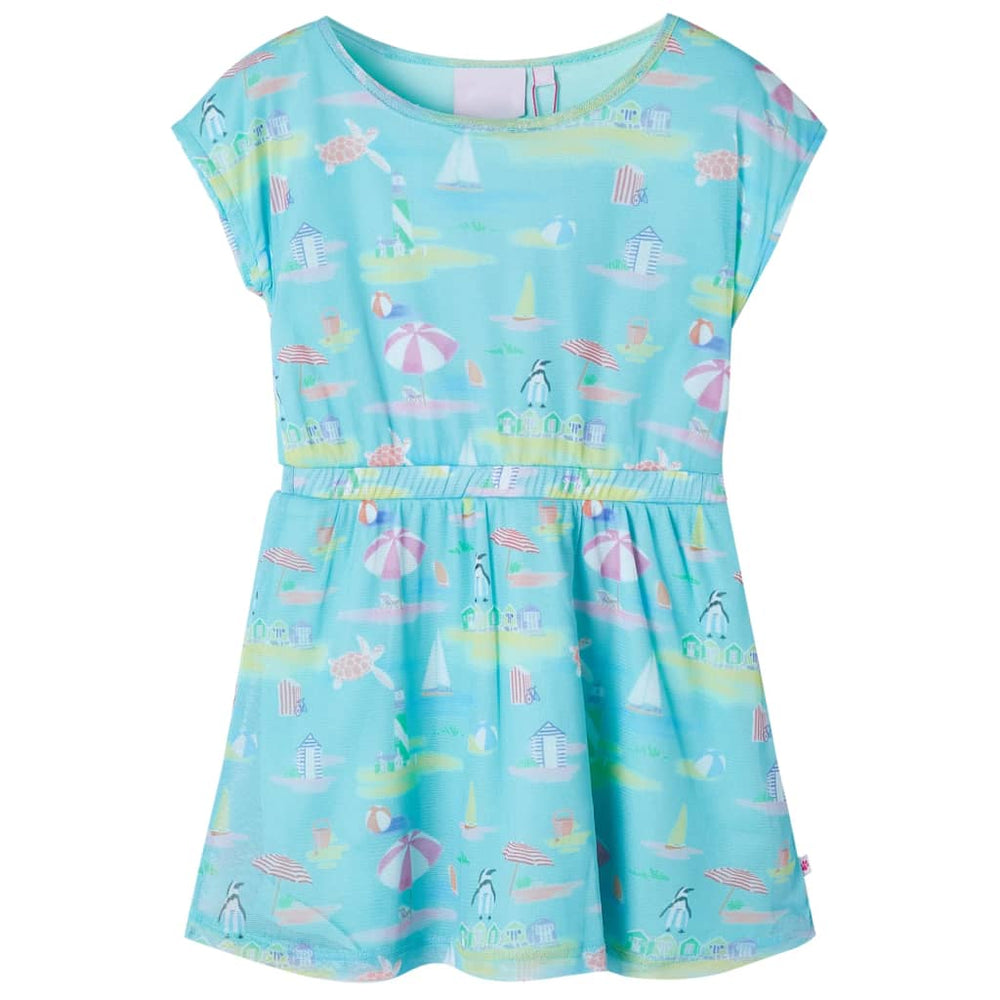 Hellblaues Kinderkleid Größe 104