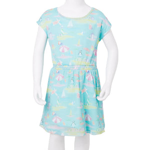 Robe enfant bleu clair 116