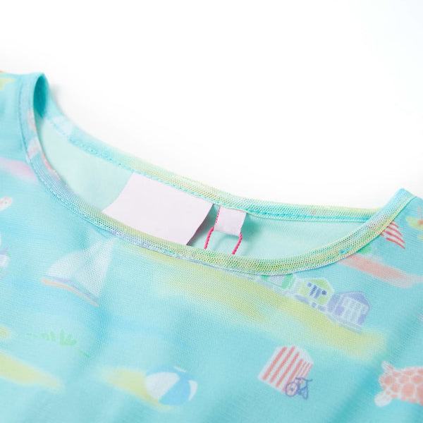 Robe enfant bleu clair 140