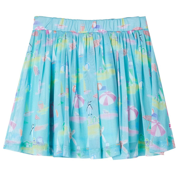 Kinder Faltenrock Hellblau Größe 116