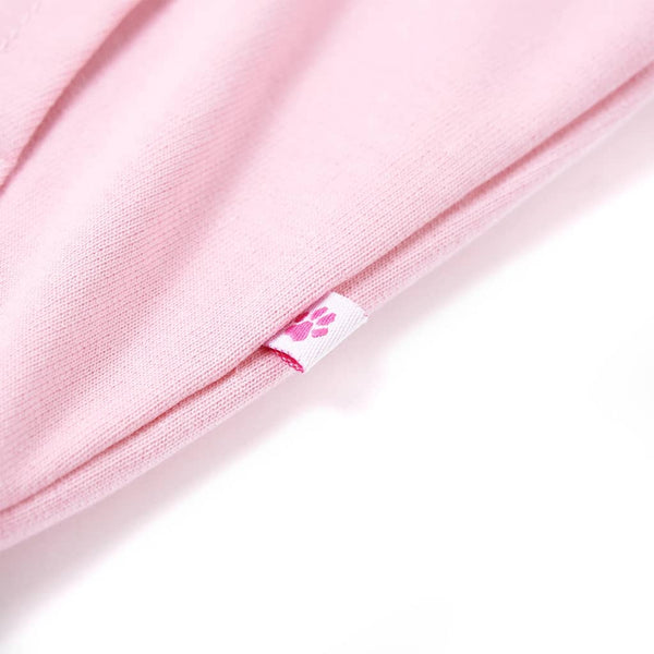 Sweat-shirt à capuche zippé enfant Rose clair 116
