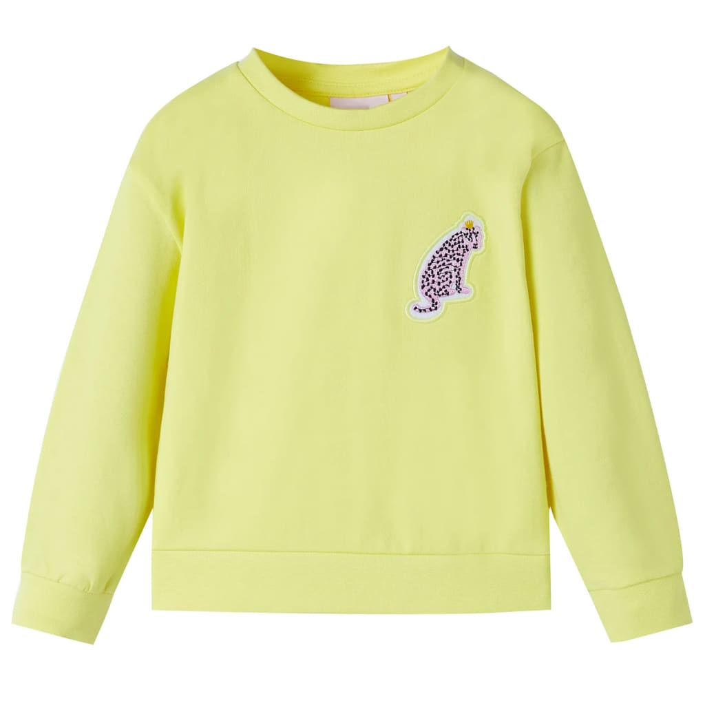 Gelbes Kinder-Sweatshirt – Größe 116