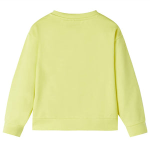Sweat-shirt enfant jaune 140