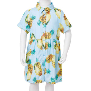 Robe enfant bleue 116