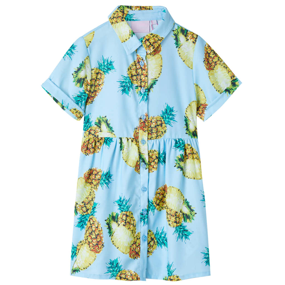 Kinderkleid Blau Größe 140