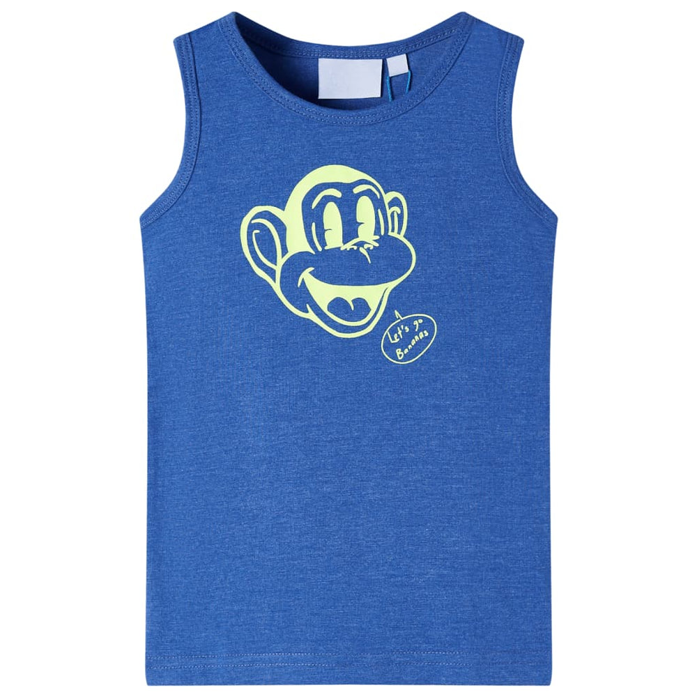 Blaues Tanktop für Kinder, Größe 104