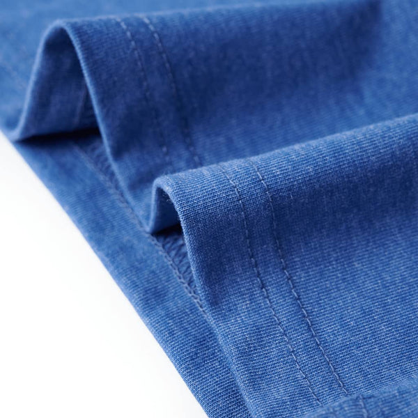 Kinder Tanktop Blau Melange Größe 116