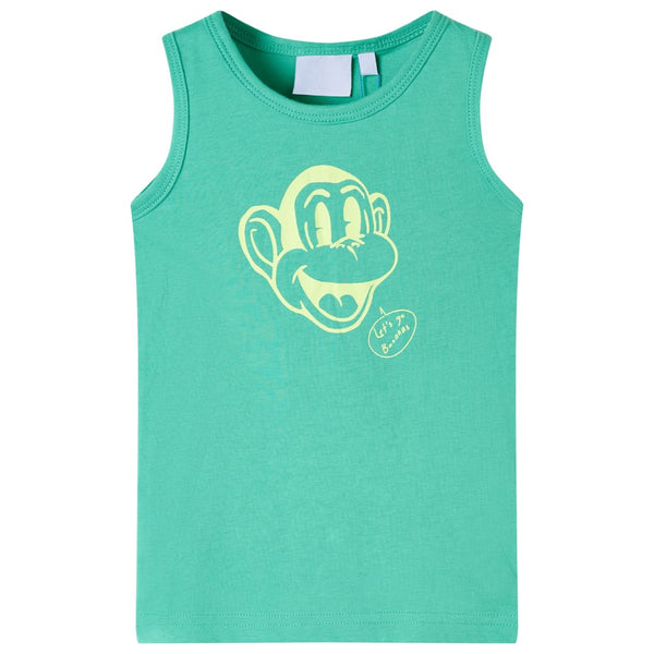 Grünes Kinder Tanktop - Größe 92