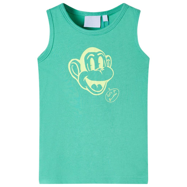 Grünes Kinder Tanktop Größe 104