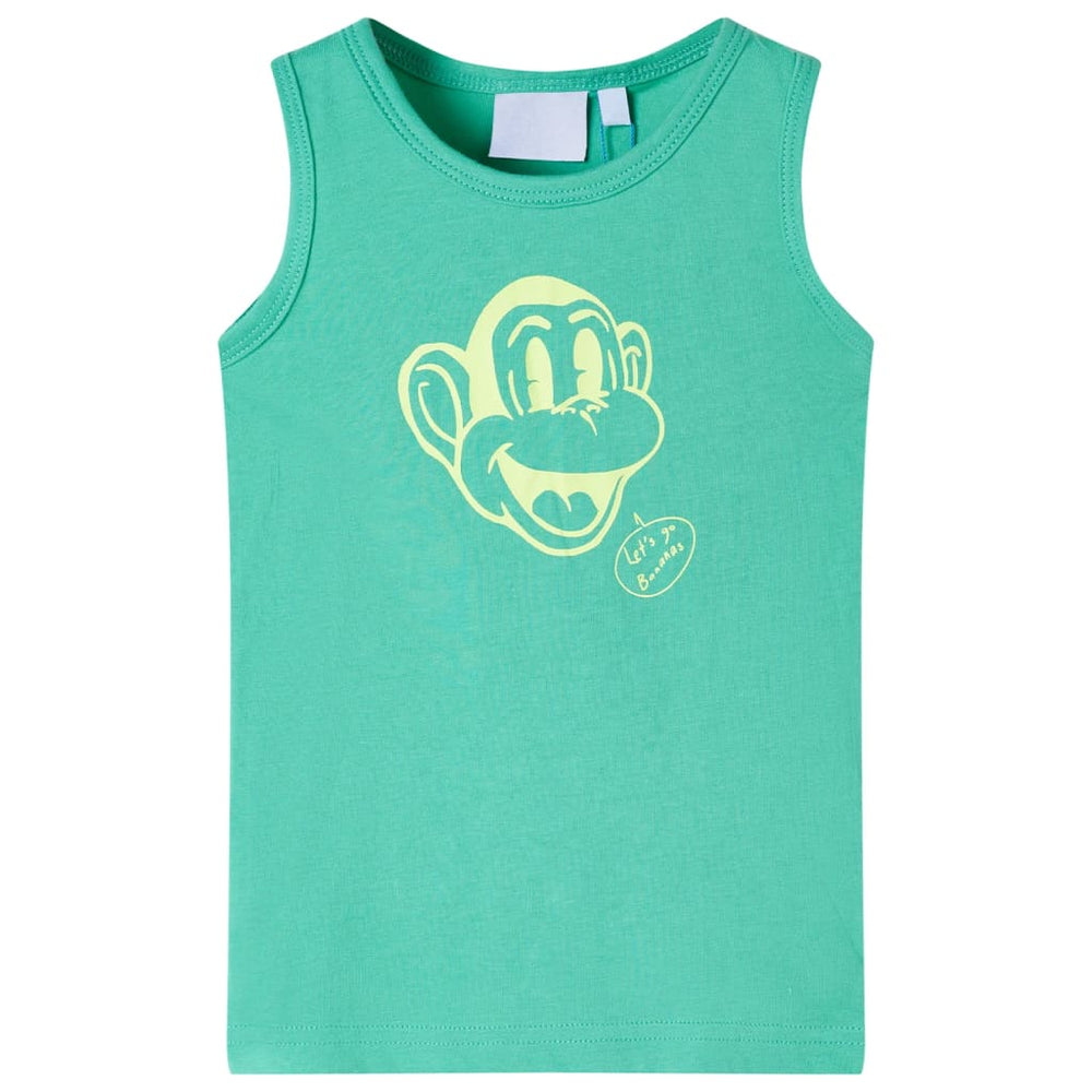 Débardeur enfant vert 104