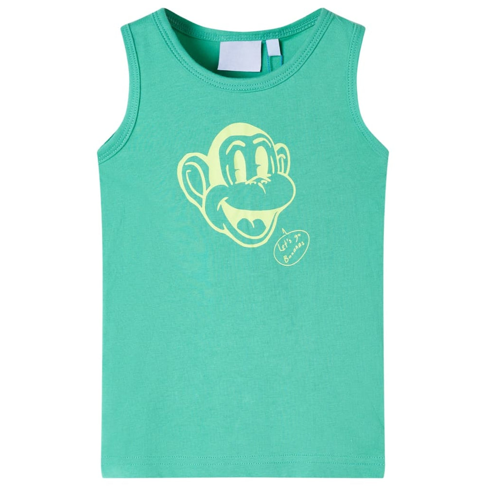 Grünes Kinder Tanktop - Größe 116