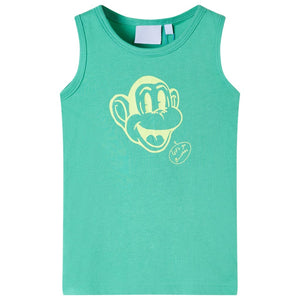 Grünes Kinder Tanktop Größe 128