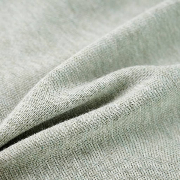 Kinder Kapuzenpullover mit Reißverschluss Khaki Melange - Größe 116