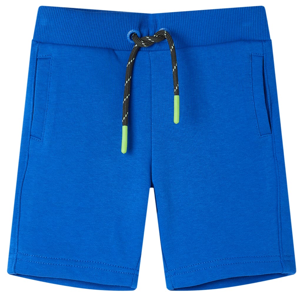 Kindershorts Blau mit Kordelzug - Größe 104