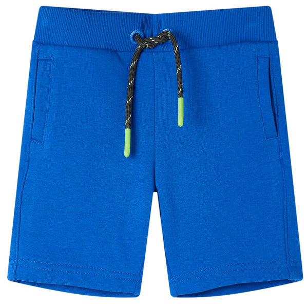Kindershorts Blau mit Kordelzug - Größe 104