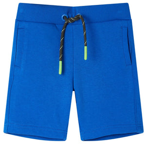 Kindershorts Blau mit Kordelzug - Größe 116
