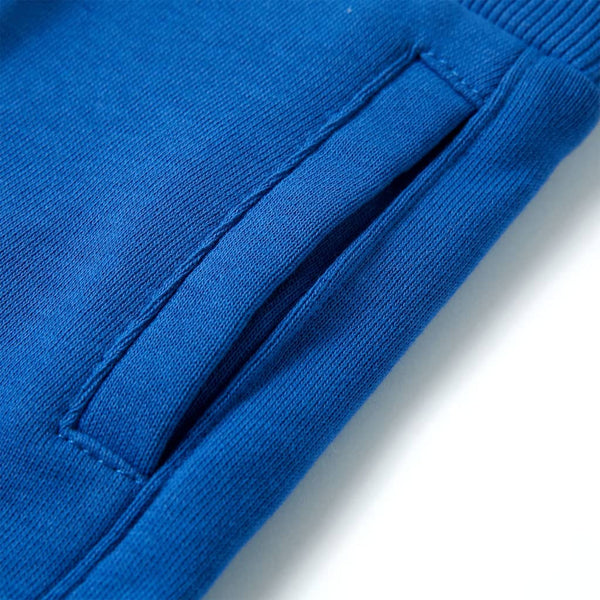 Kindershorts Blau mit Kordelzug - Größe 128