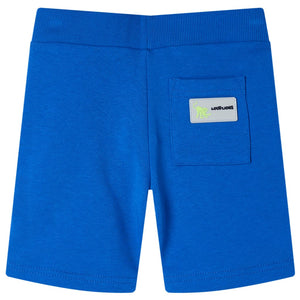 Kindershorts Blau mit Kordelzug - Größe 140
