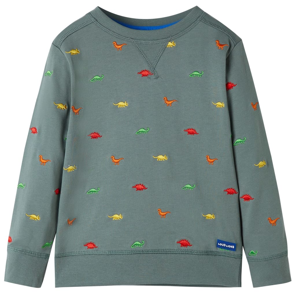 Sweat-shirt enfant kaki 140