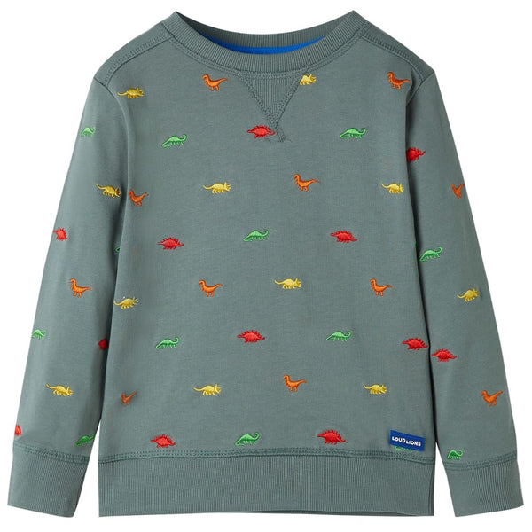 Sweat-shirt enfant kaki 140