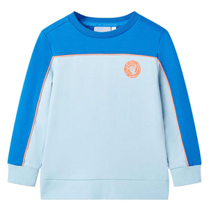Kinder Sweatshirt Blau/Hellblau Größe 128