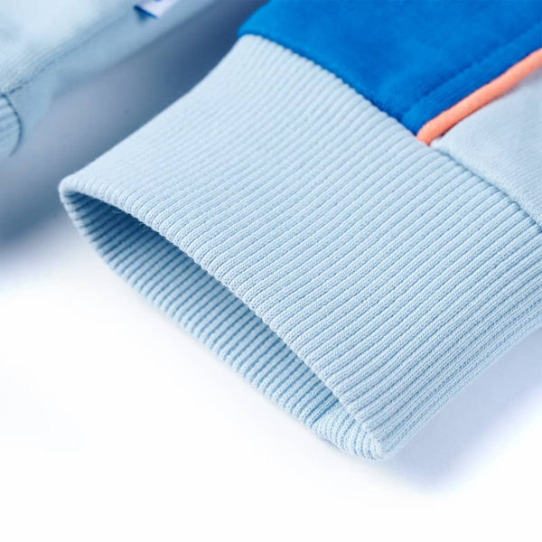 Kinder Sweatshirt Blau/Hellblau Größe 128