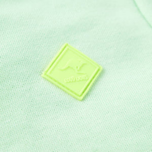 Sweat-shirt à capuche zippé enfant vert clair 116