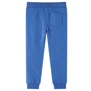 Kinder-Trainingshose Blau Melange 128