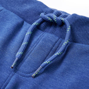 Pantalon de sport pour enfant bleu chiné 128
