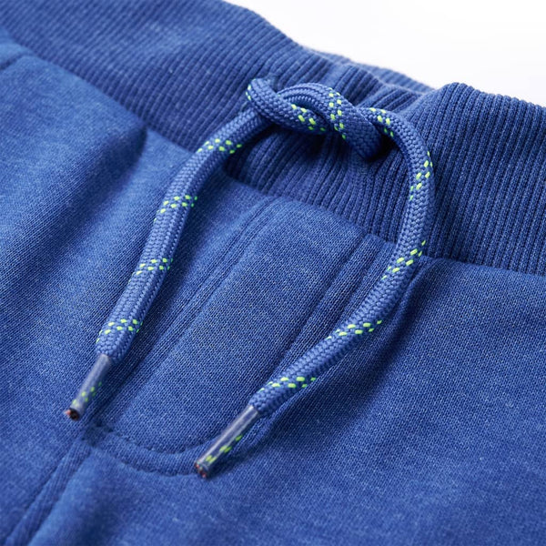 Pantalon de sport pour enfant bleu chiné 128