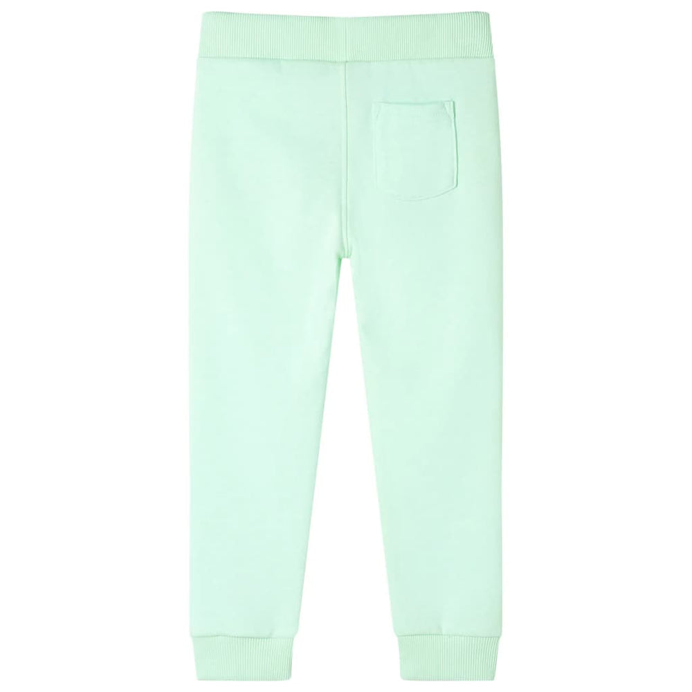 Pantalon de survêtement enfant vert vif 116