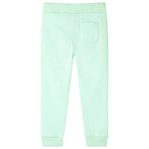 Pantalon de survêtement enfant vert vif 116